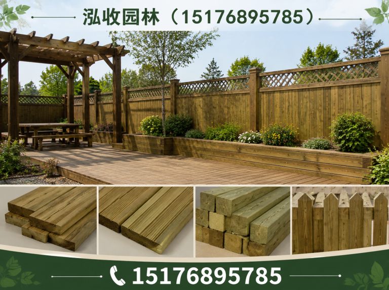 乌海京津冀防腐木工程展示图