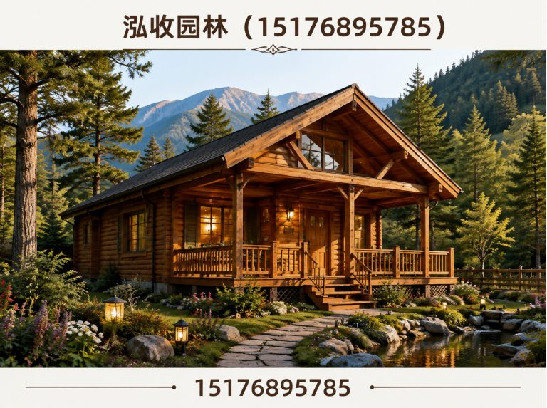 乌海防腐木展示图